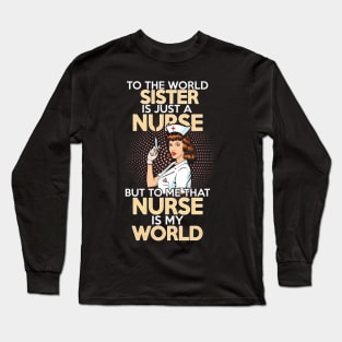 Sister NUrse Long Sleeve T-Shirt